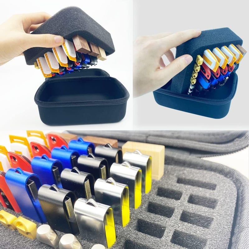 JBOS USB Flash Drive Case Memory Card Holder Thumb Drive Organizer USB Drives Storage Box for Sandisk/Samsung/SamData/Inland/PNY/Netac/ (Case Only with Label and Strap) - Image 5